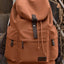Multi Pockets Adjustable Strap Canvas Backpack Bag - Korvel