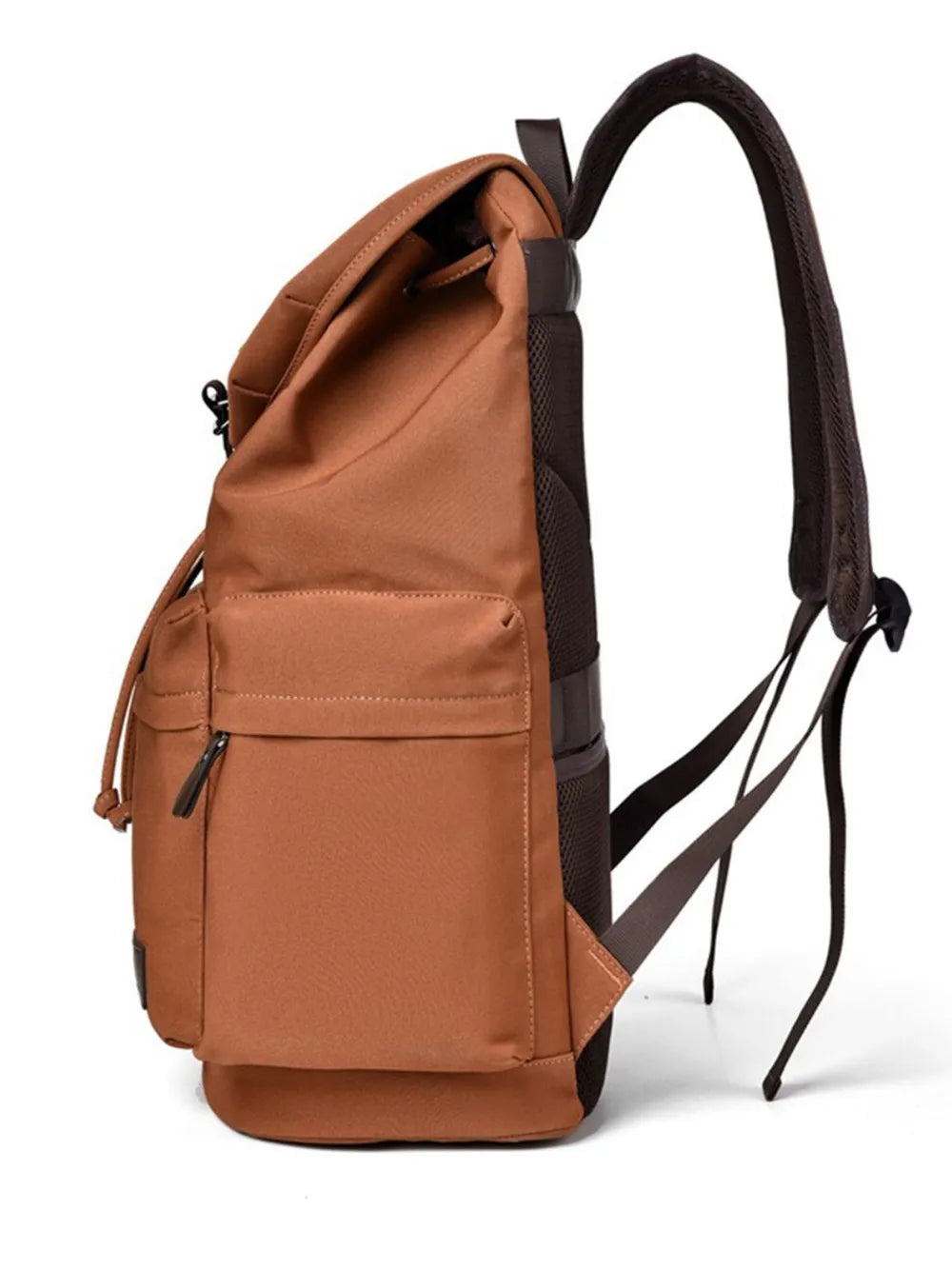 Multi Pockets Adjustable Strap Canvas Backpack Bag - Korvel