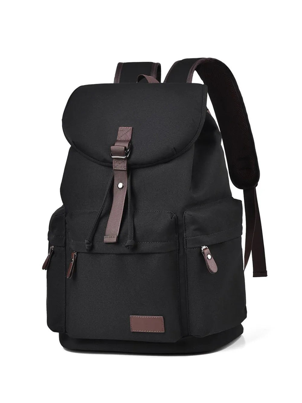 Multi Pockets Adjustable Strap Canvas Backpack Bag - Korvel