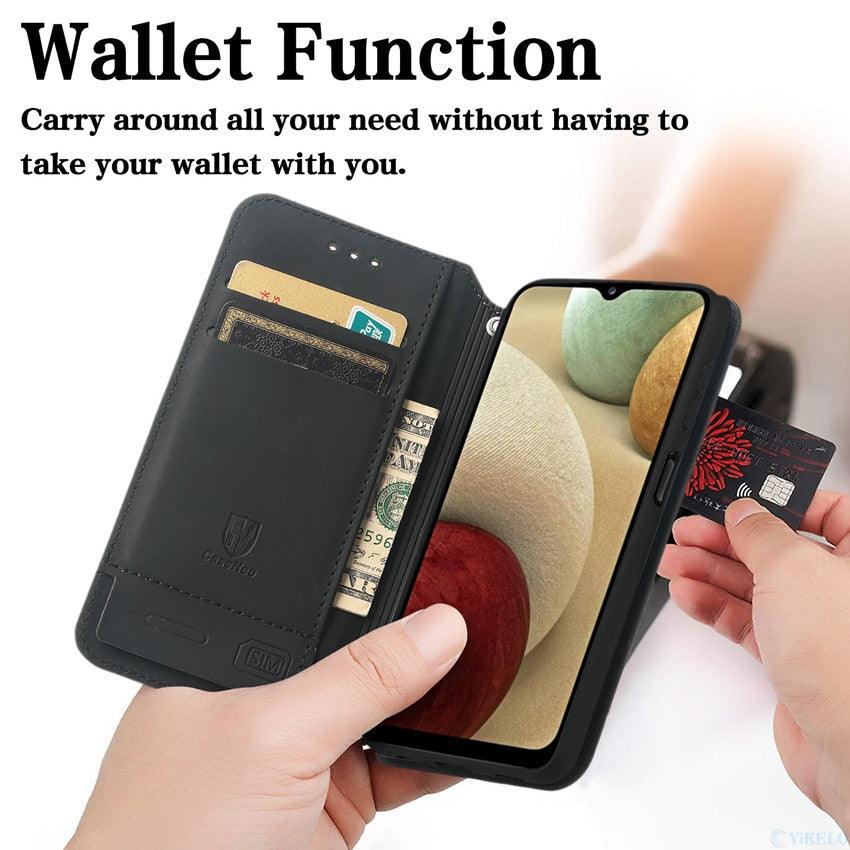 Premium Multicolored Flip Wallet Case for iPhone