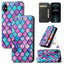 Premium Multicolored Flip Wallet Case for iPhone