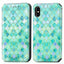 Premium Multicolored Flip Wallet Case for iPhone