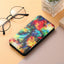 Premium Multicolored Flip Wallet Case for iPhone