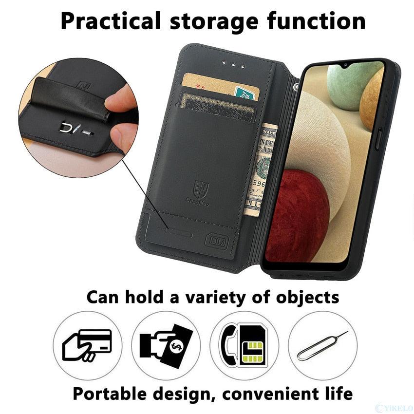 Premium Multicolored Flip Wallet Case for iPhone