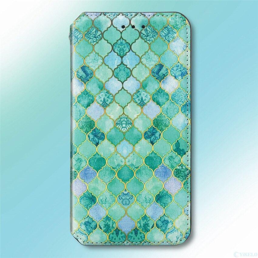 Premium Multicolored Flip Wallet Case for iPhone