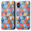 Premium Multicolored Flip Wallet Case for iPhone
