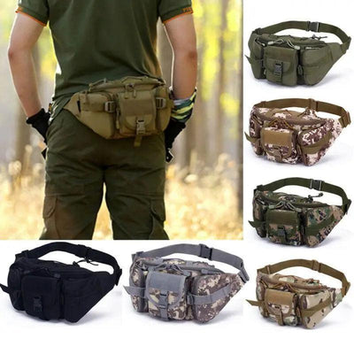 Multifunction Tactical Military Waist Bag for Outdoor Use