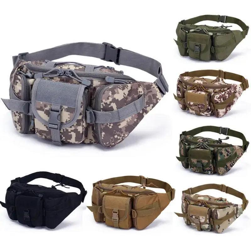Bolsa de Cintura Táctica Militar Multifuncional para Uso Exterior