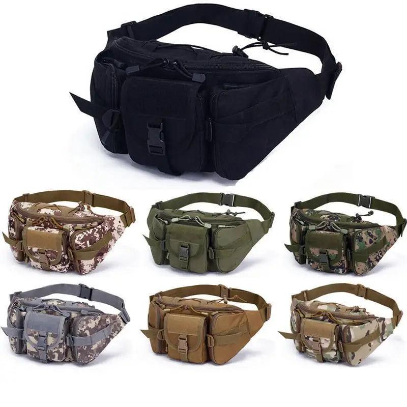 Bolsa de Cintura Táctica Militar Multifuncional para Uso Exterior