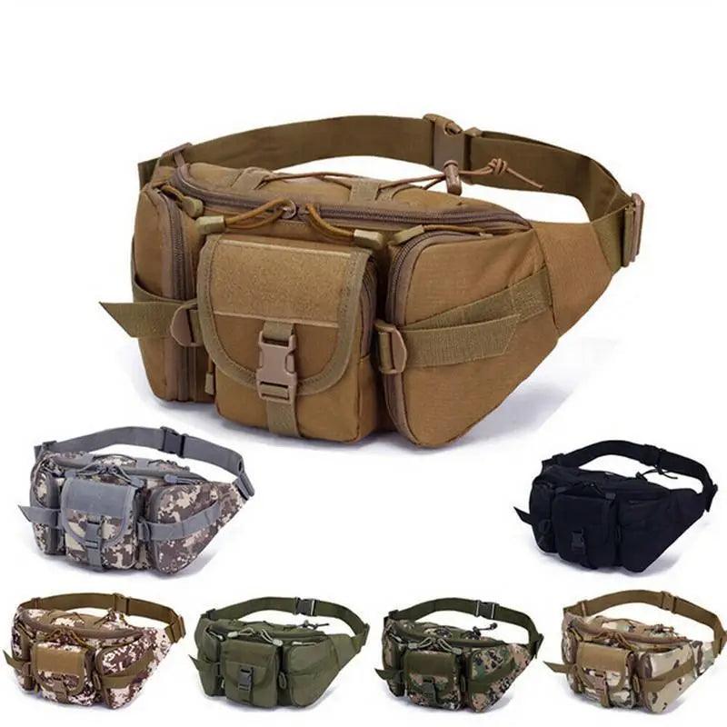 Bolsa de Cintura Táctica Militar Multifuncional para Uso Exterior