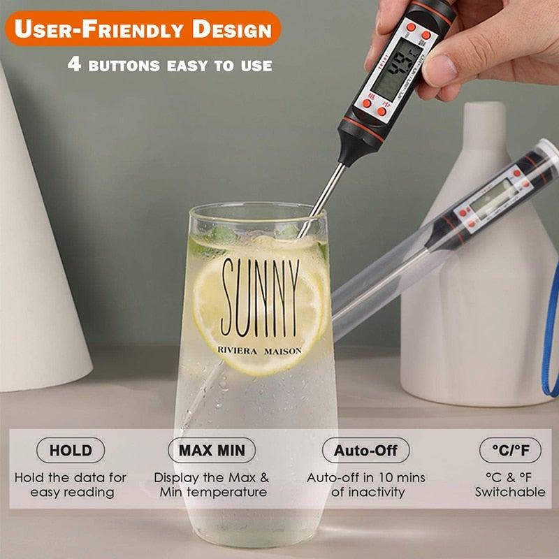Multifunctional Digital Kitchen Thermometer for Precise Cooking
