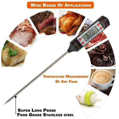Multifunctional Digital Kitchen Thermometer for Precise Cooking