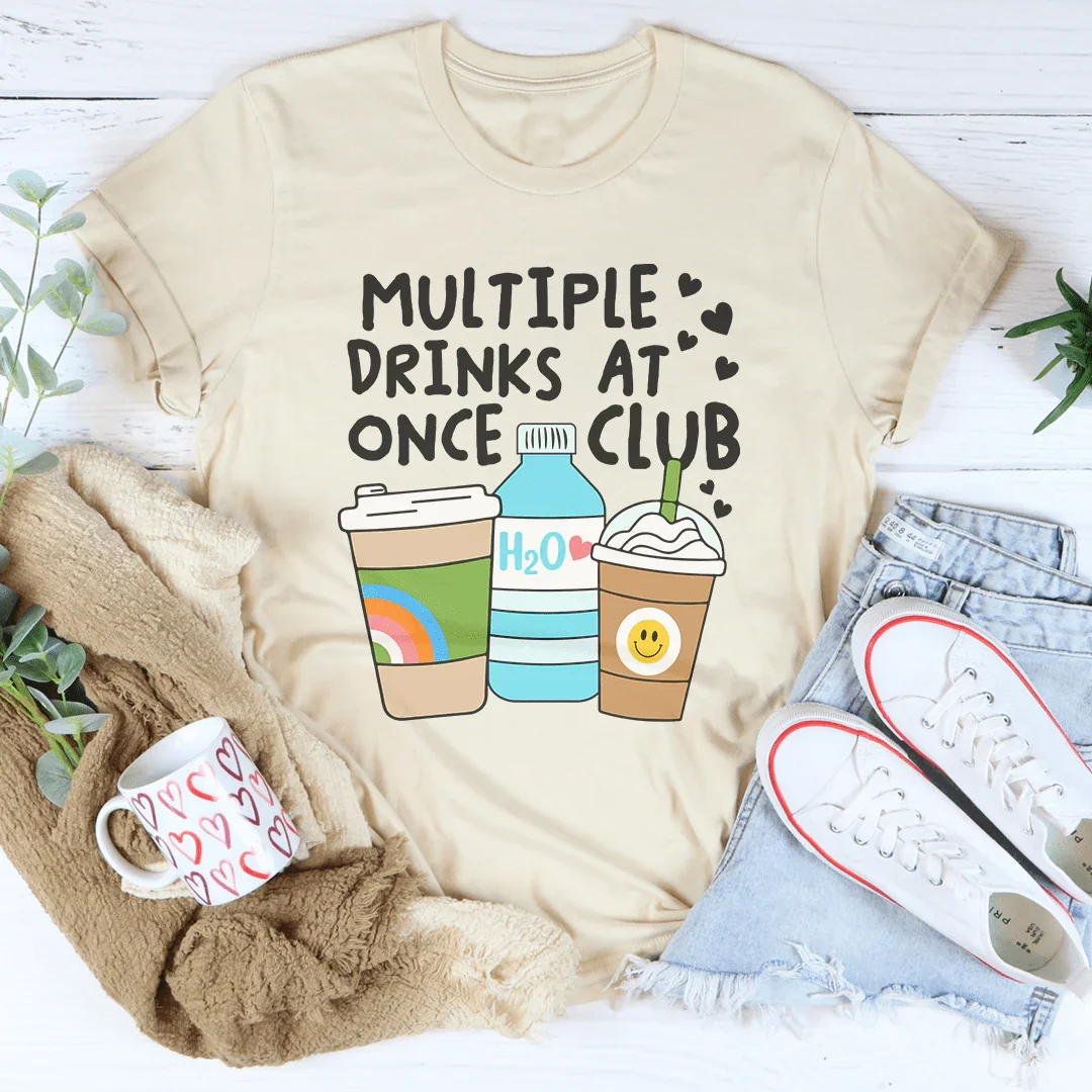 Camiseta del Club de Múltiples Bebidas a la Vez