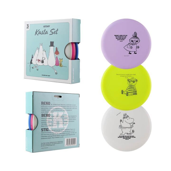 Kasta Set Moomin - Set de Inicio de 3 Discos