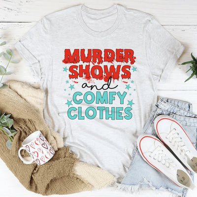 Camiseta de programas de asesinatos y ropa cómoda
