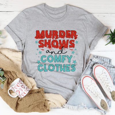 Camiseta de programas de asesinatos y ropa cómoda