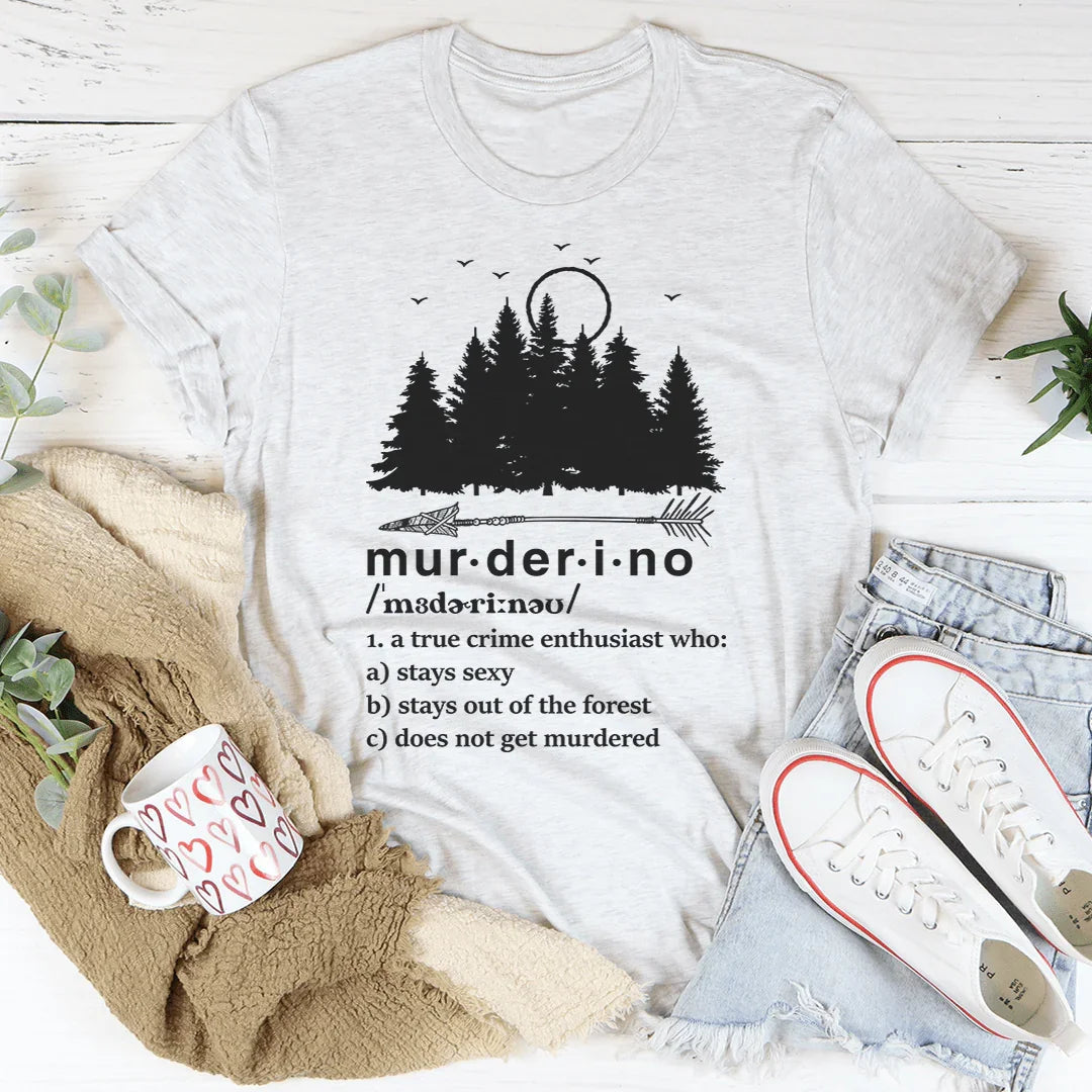 Murderino Noun Tee - Soft Cotton T-Shirt - Korvel
