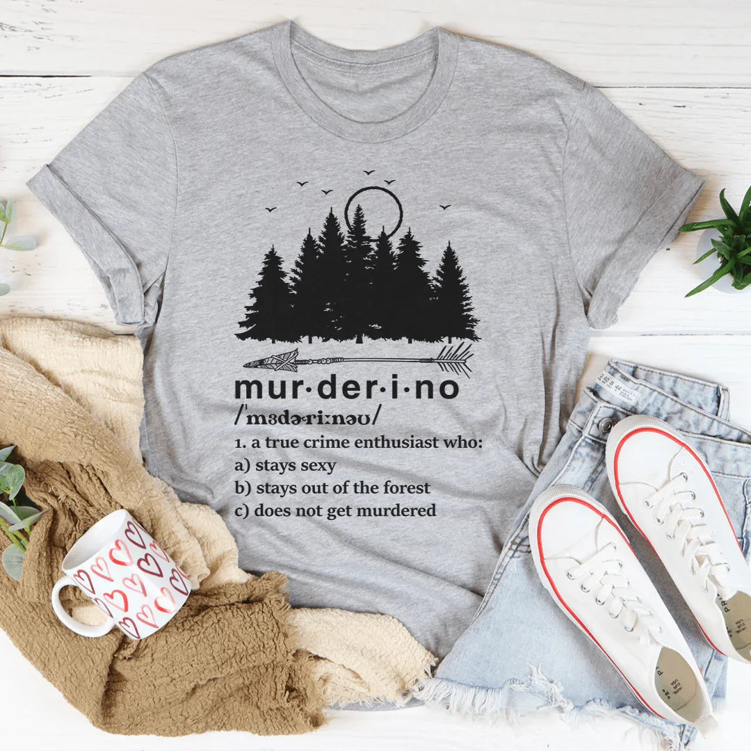 Murderino Noun Tee - Soft Cotton T-Shirt - Korvel