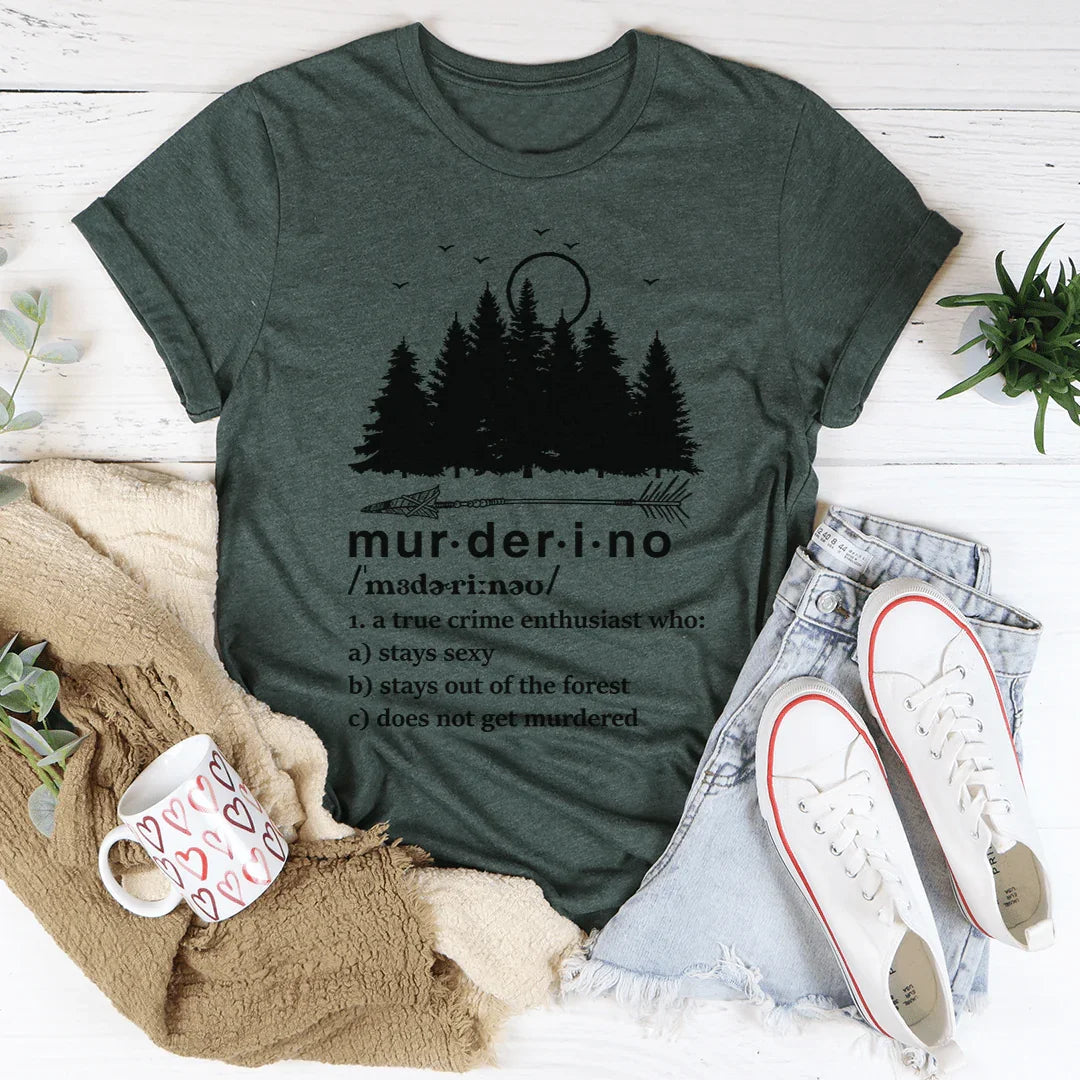 Murderino Noun Tee - Soft Cotton T-Shirt - Korvel