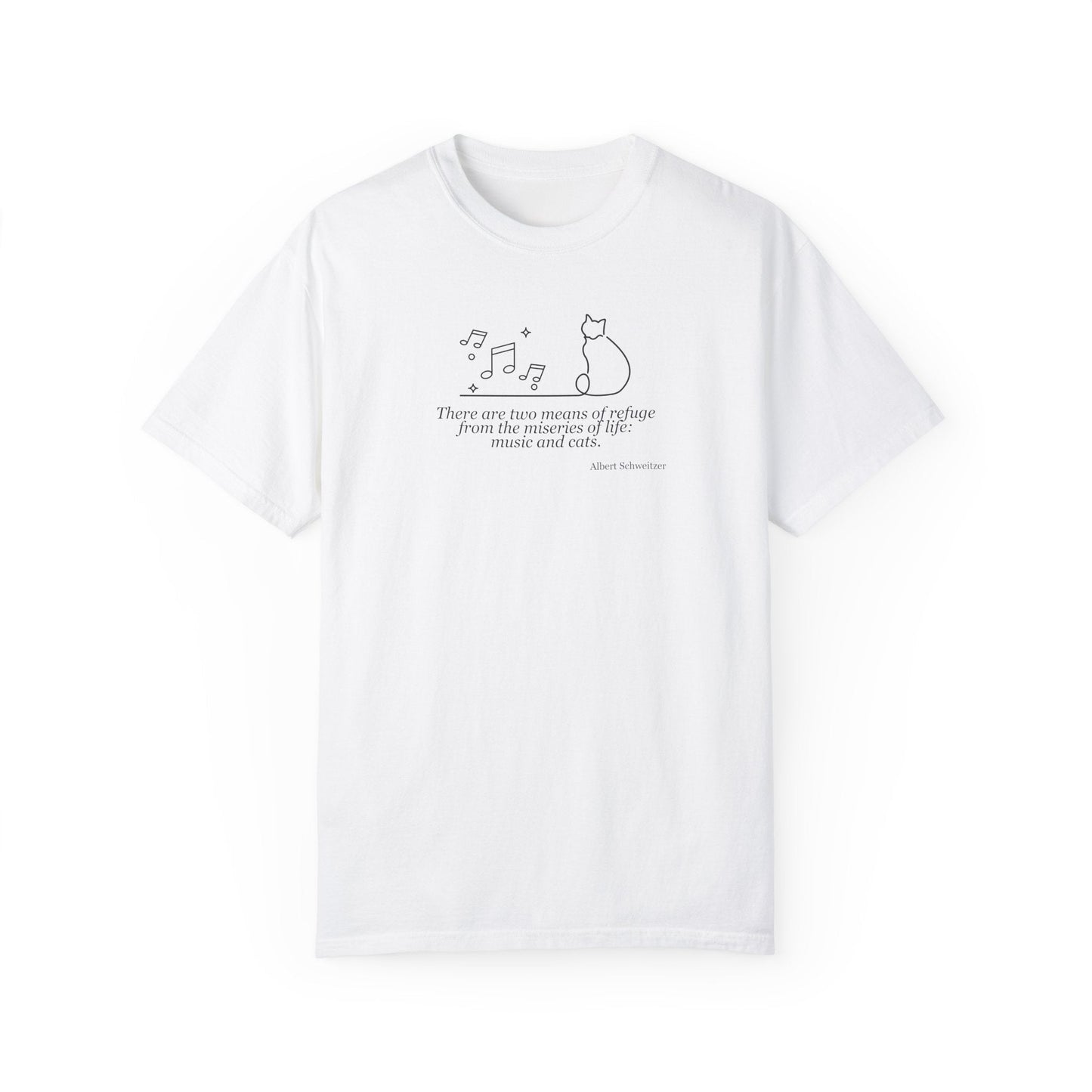 Creative Comfort: Musical Cat Unisex T-Shirt - Korvel