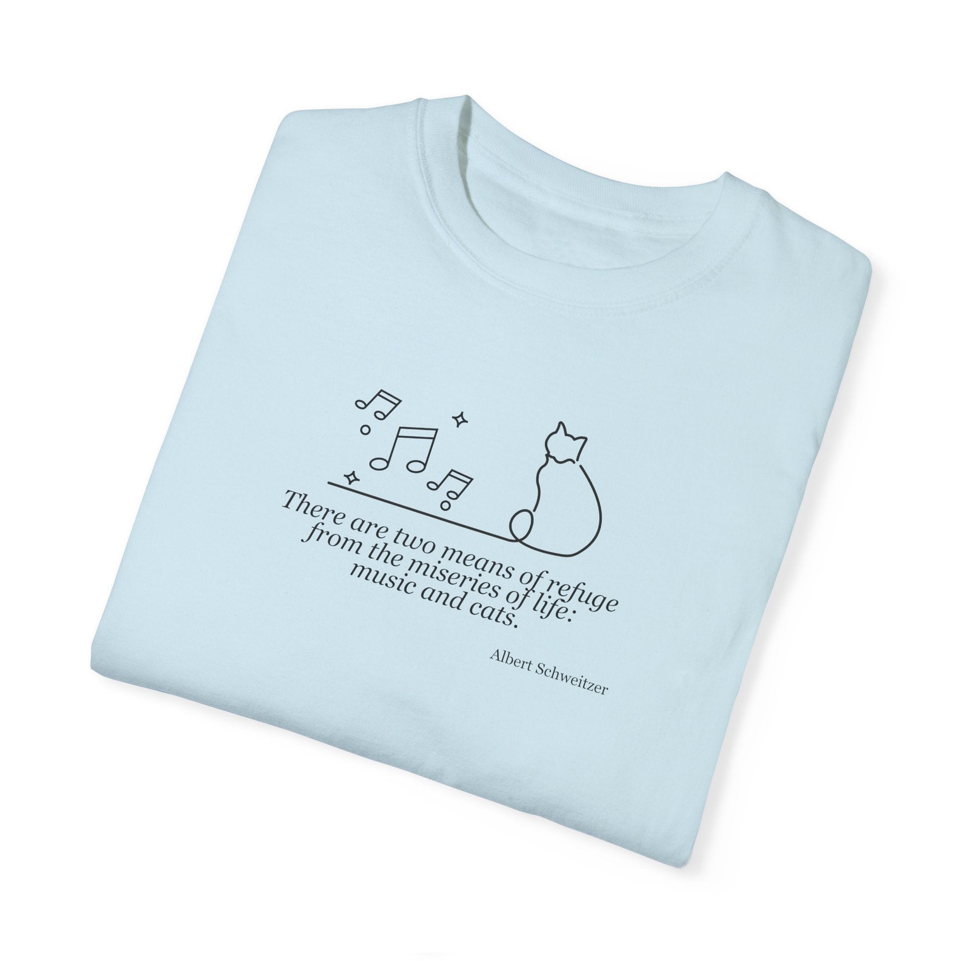 Creative Comfort: Musical Cat Unisex T-Shirt - Korvel