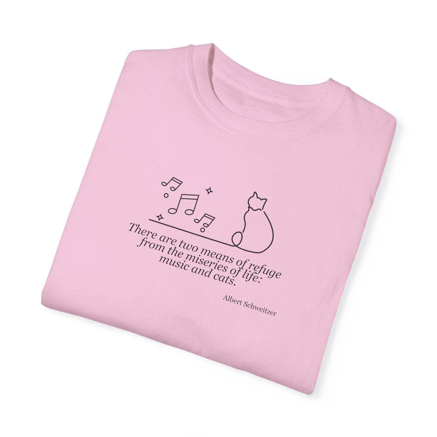 Creative Comfort: Musical Cat Unisex T-Shirt - Korvel