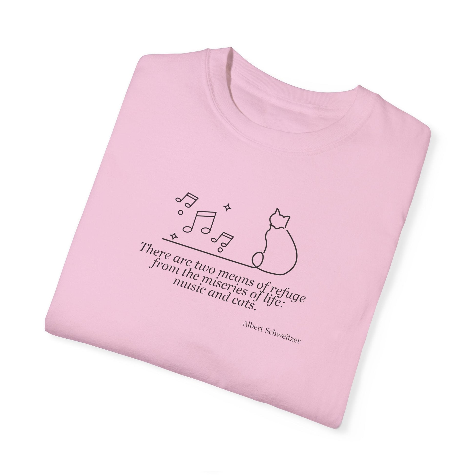 Creative Comfort: Musical Cat Unisex T-Shirt - Korvel