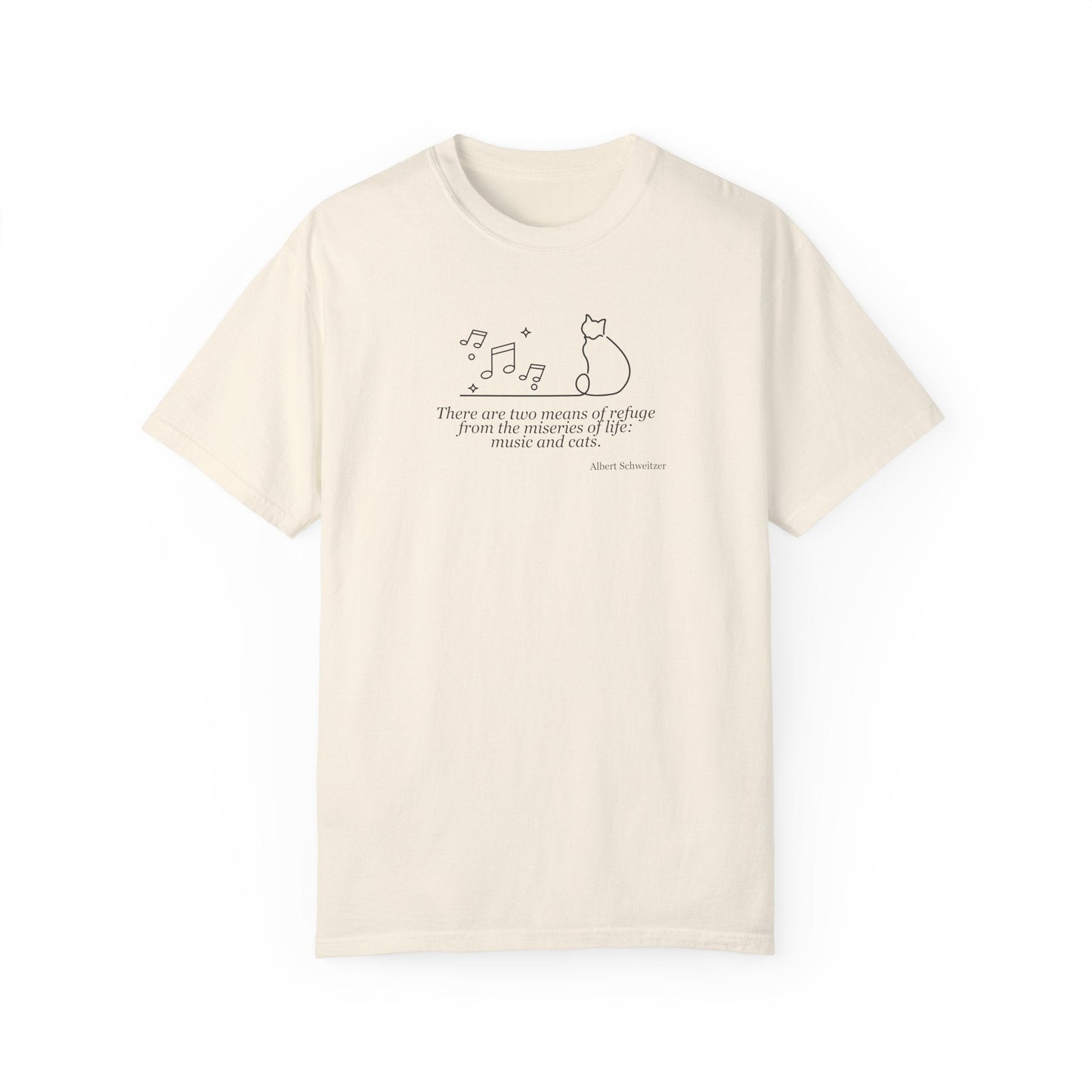 Creative Comfort: Musical Cat Unisex T-Shirt - Korvel