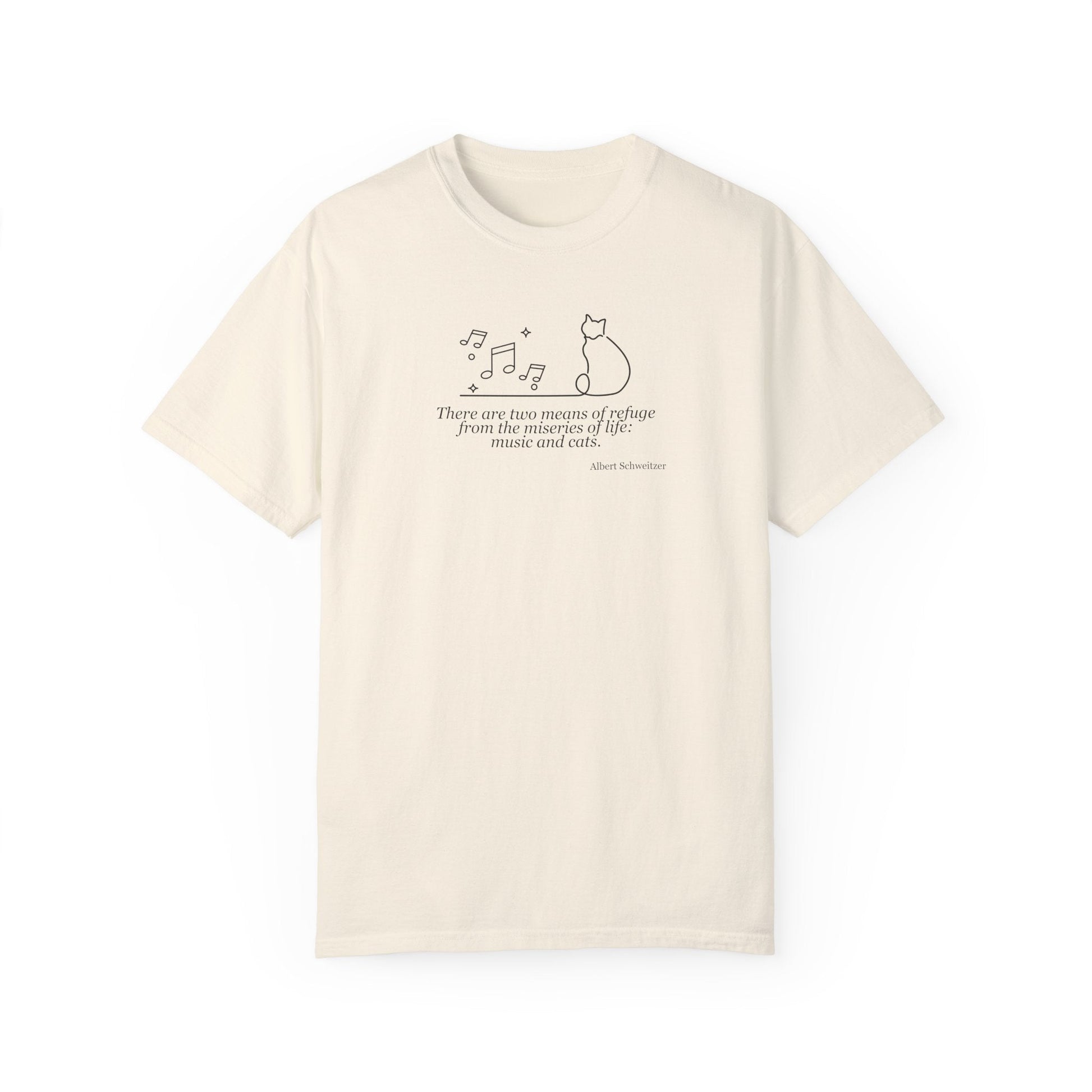 Creative Comfort: Musical Cat Unisex T-Shirt - Korvel