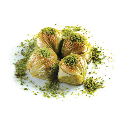 Moda Baklava – Forma de mejillón con pistacho, paquete para fiestas, 40 piezas, 1250 g