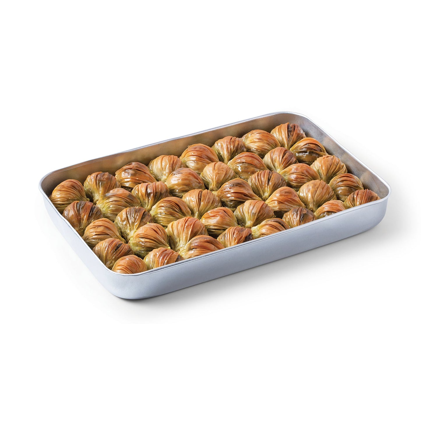 Moda Baklava – Forma de mejillón con pistacho, paquete para fiestas, 40 piezas, 1250 g