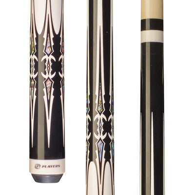 Premium Black Double-Sided Dagger Cue Stick for Players - Korvel