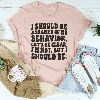 My Behavior Tee - Premium Cotton T-Shirt - Korvel