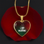 My Cat Is My Valentine Heart Pendant Necklace