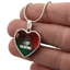 My Cat Is My Valentine Heart Pendant Necklace