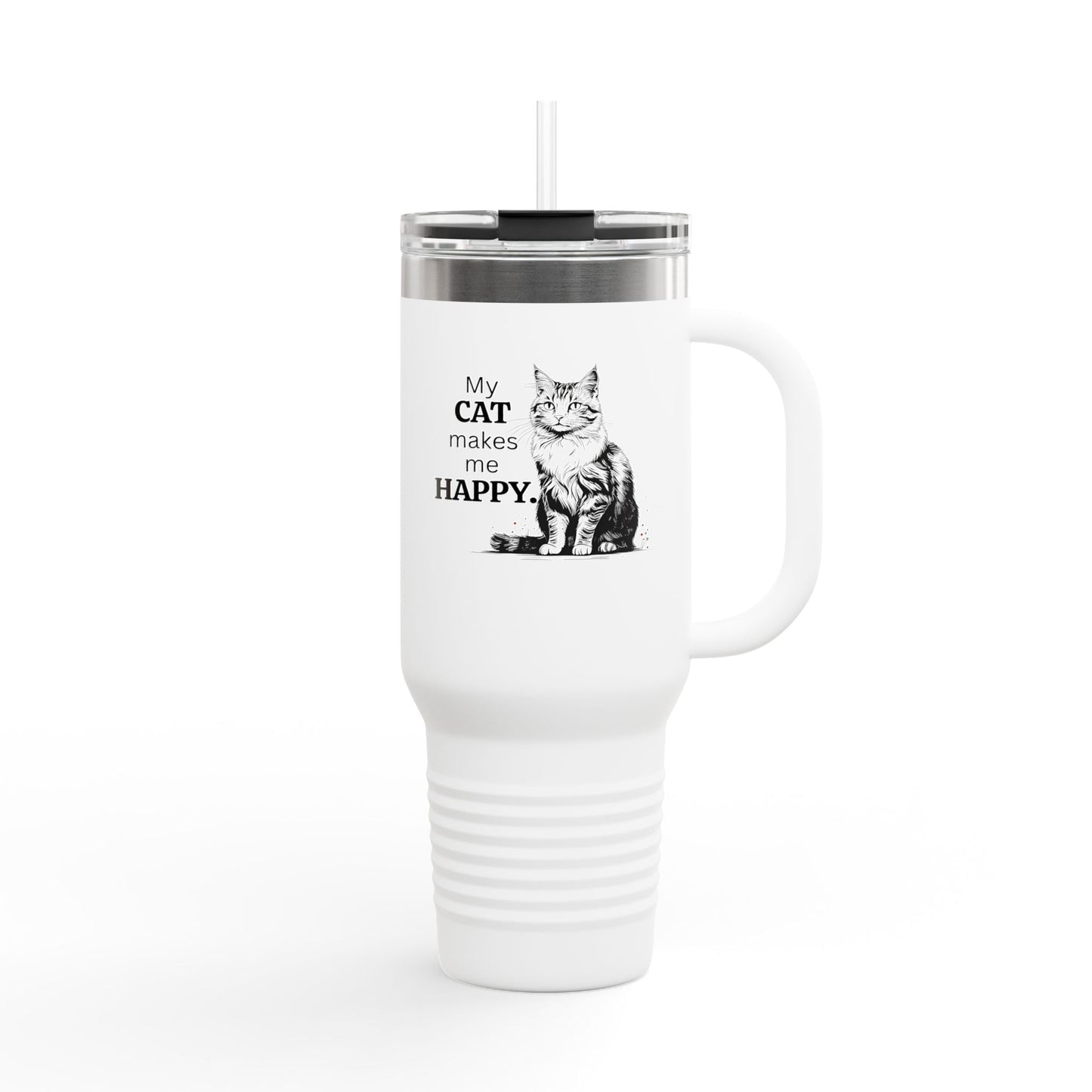 Joyful Cat Lover's 40oz Insulated Mug - Korvel