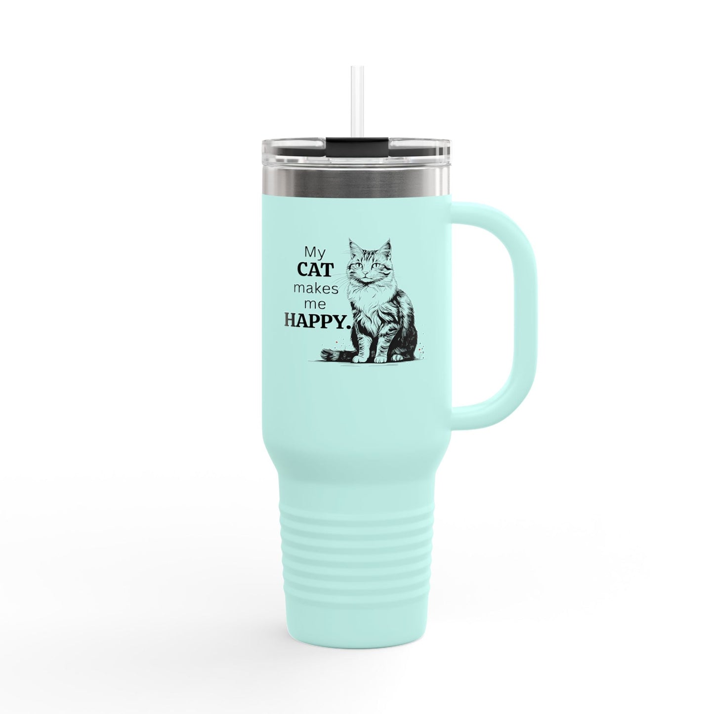 Joyful Cat Lover's 40oz Insulated Mug - Korvel