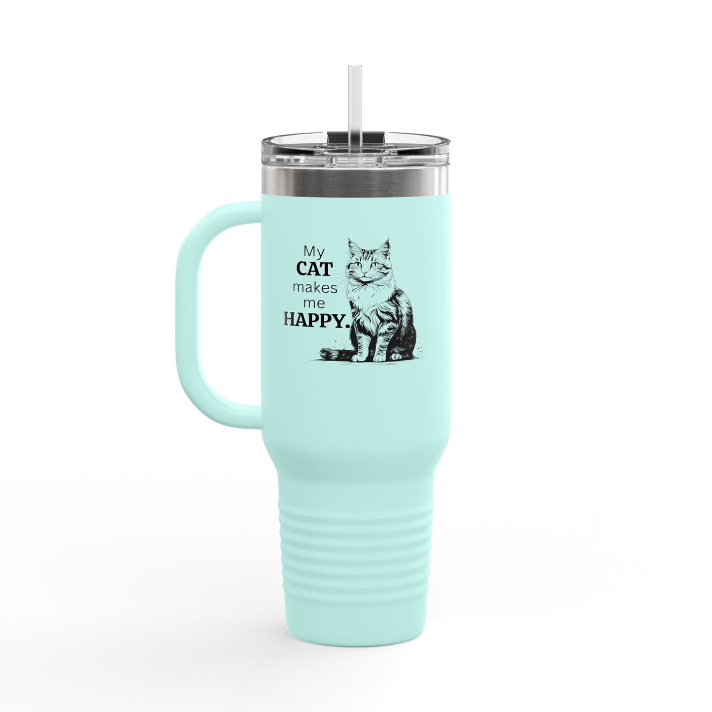 Joyful Cat Lover's 40oz Insulated Mug - Korvel