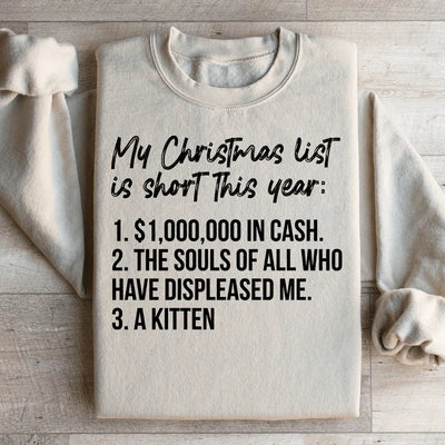 Sudadera Mi Lista de Navidad