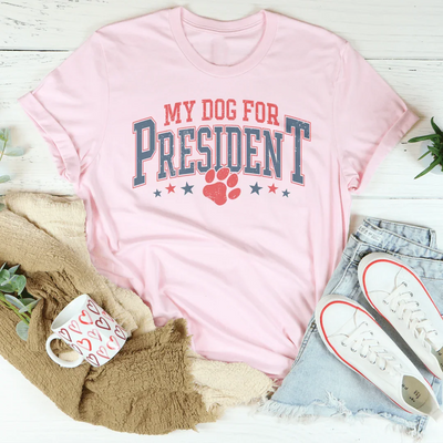 Mon Chien Pour Président T-Shirt