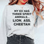 Sudadera "Mi ex tiene tres animales espirituales"