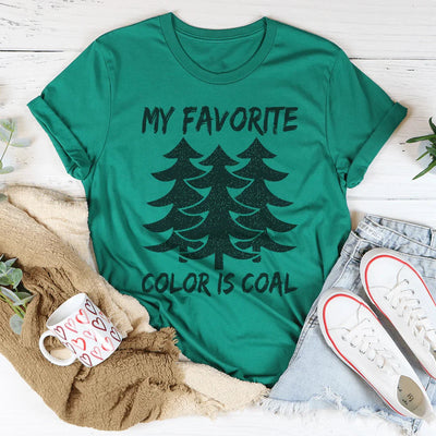 Mi color favorito es la camiseta carbón