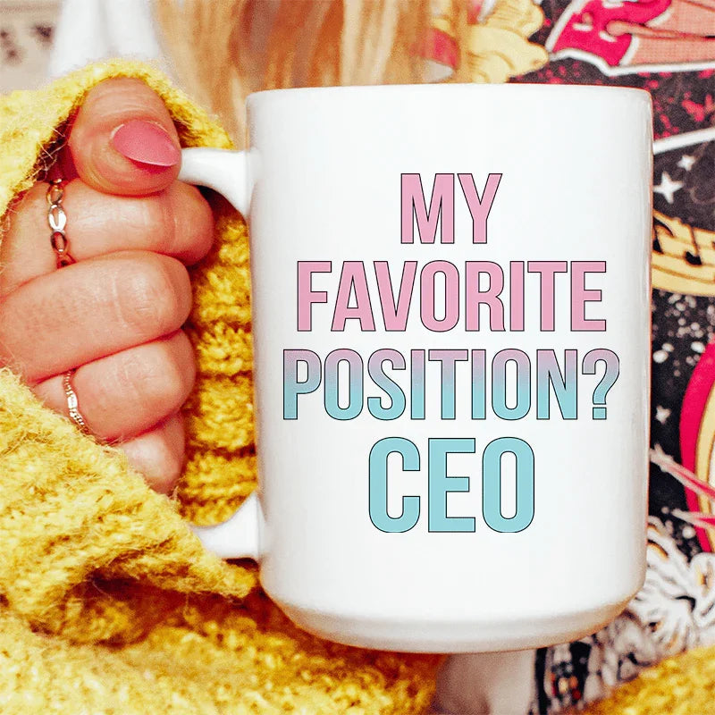 Mi Taza Favorita CEO de Cerámica 15 oz