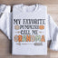 Sudadera "Mis calabazas favoritas me llaman abuela"