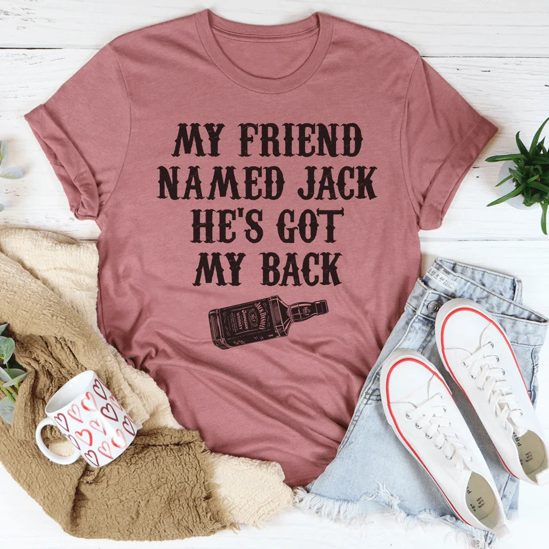 Mon ami nommé Jack, il me soutient Tee