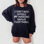 Mon mari sait tout Sweatshirt