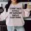 Mon mari sait tout Sweatshirt