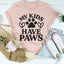 Mi camiseta My Kids Have Paws