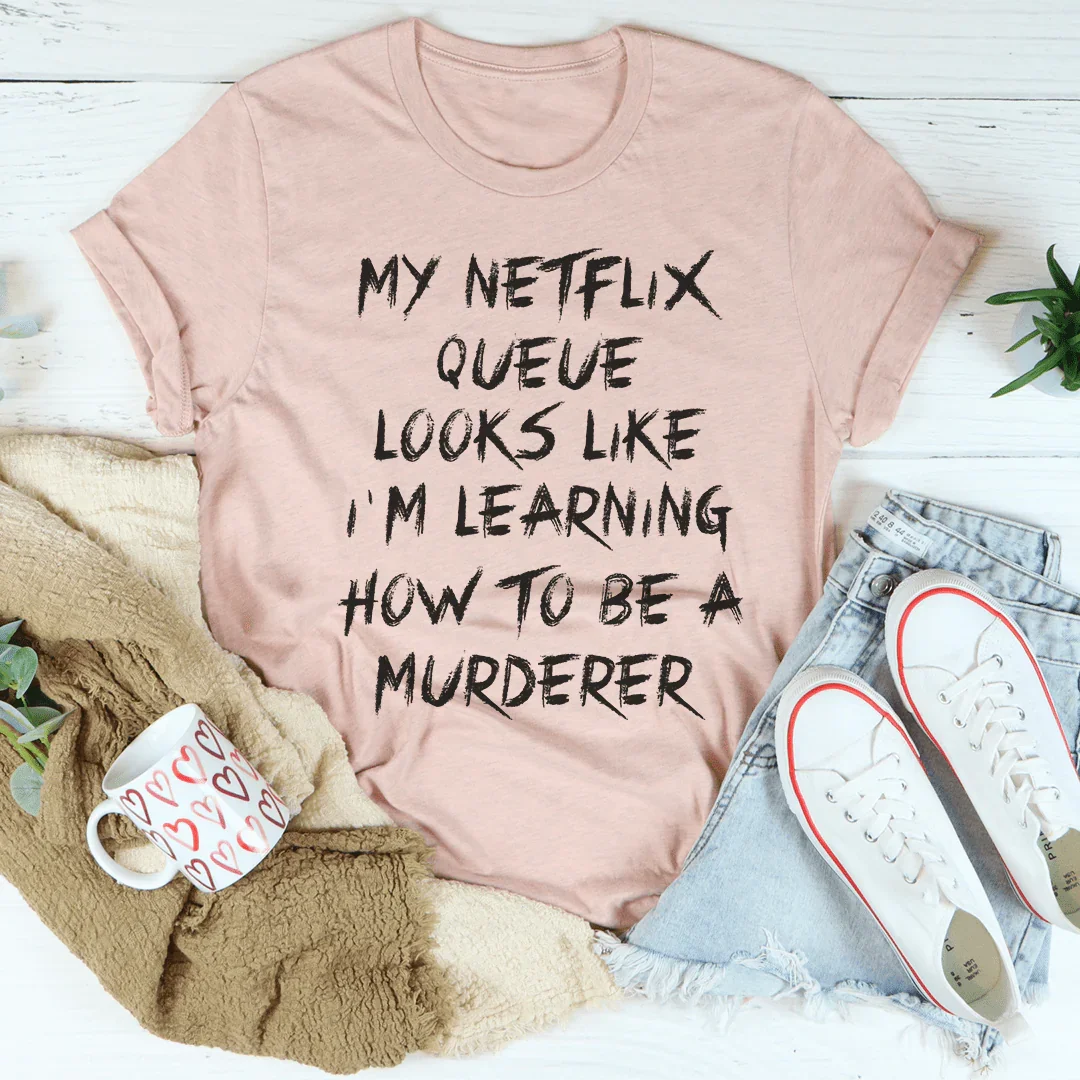 Mi camiseta de cola de Netflix