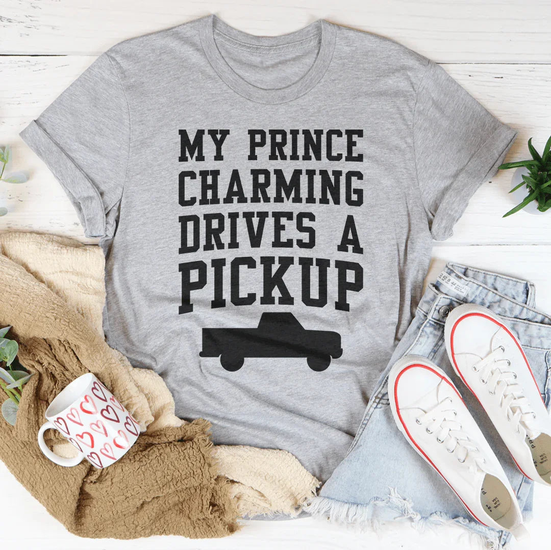 Camiseta Mi Príncipe Azul Conduce una Camioneta